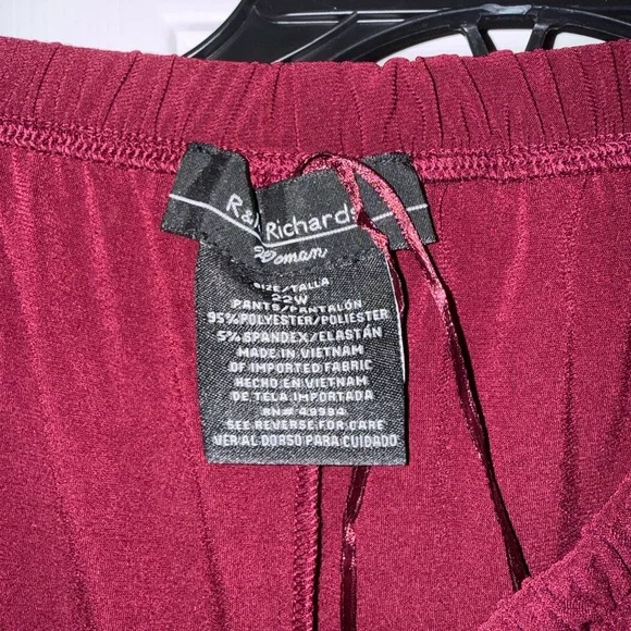 R&M Richards Burgundy and Cream Jacket - Picture 6 of 6